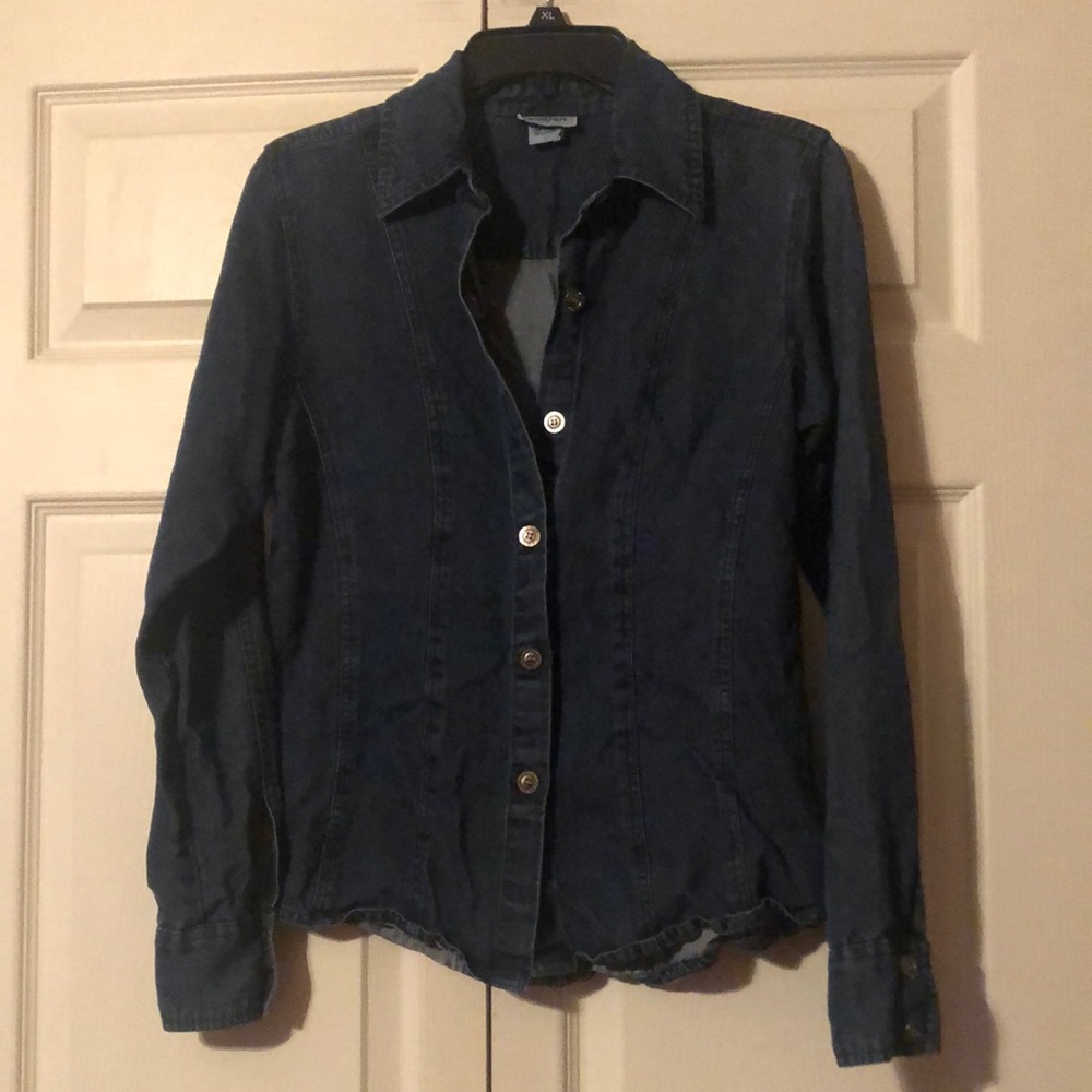 Toofan -Small Button Front Denim Shirt